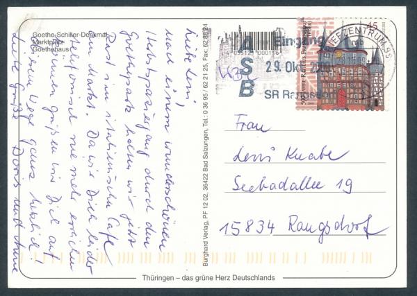 Goethe-Schiller-Denkmal  in Weimar